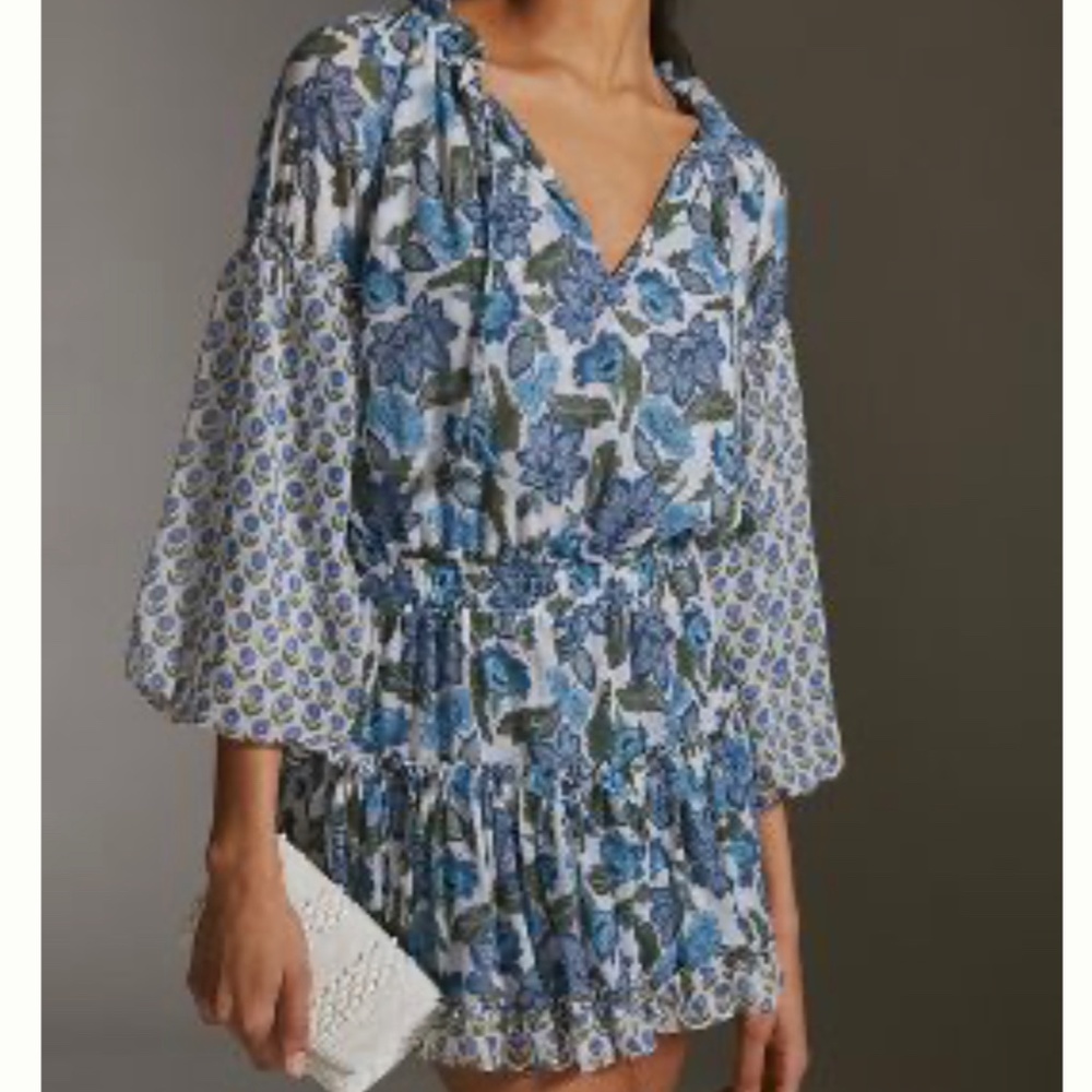 Misa V neck Mini dress